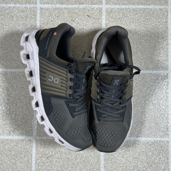 On Clouds Shoes - On Cloud Running Shoes for Women - Olive/Black